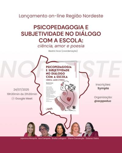 Lançamento do livro Psicopedagogia s Subjetividade no diálogo com a escola